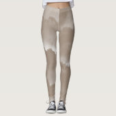 Neutrales Beige-Cloud Leggings (Vorderseite)