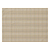 Neutrales Beige Karo Tartan Tischdecke (Vorderseite (Horizontal))
