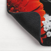 Neutrales Blumendesign Mousepad (Ecke)