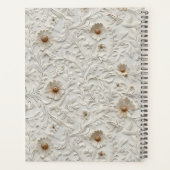 Neutrales, blumengeschliffenes Leder Planer (Rückseite)