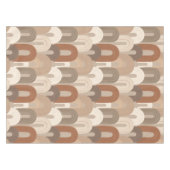 Neutrales Bogen Abstract Muster Tischdecke (Vorderseite (Horizontal))