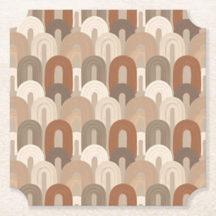 Neutrales Bogen Abstract Muster Untersetzer
