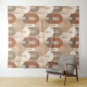 Neutrales Bogen Abstract Muster Wandteppich (Beispiel (Horizontal))
