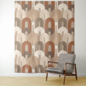 Neutrales Bogen Abstract Muster Wandteppich (Beispiel)
