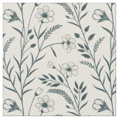 Neutrales Boho-Botanical Stoff (Nahaufnahme)