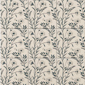 Neutrales Boho-Botanik-Design Fliese