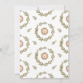 Neutrales Boho-Kinderzimmer | Einladung der Babydu (Rückseite)