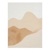 Neutrales Boho-Wasserfarbenposter | Digitaler Down Poster (Vorderseite)