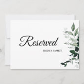 neutrales botanisches Hochzeitssegment (Vorderseite)