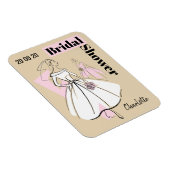 Neutrales Brautparty der Mode Magnet (Rechte Seite)
