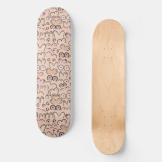 Neutrales Brustdesign Skateboard