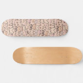 Neutrales Brustdesign Skateboard (Horizontal)