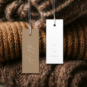Neutrales Business Clothing Danke Label Hang Tag