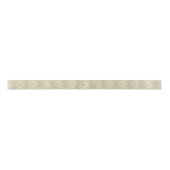 Neutrales Cream Tan DoppelDamaskus-Muster Satinband (Vorderseite)