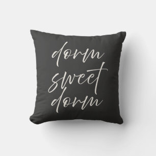 Neutrales „Dorm Sweet Dorm“-Kissen Elfenbein & G Kissen