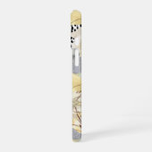 Neutrales elegantes abstraktes Collagendesign iPhone 16 Hülle (Linke Seite)