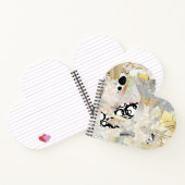 Neutrales elegantes abstraktes Collagendesign Notizblock (Innenseite)