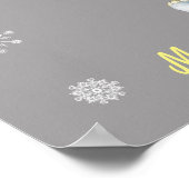 Neutrales Elephant Guest BookAlternative Rustikal Poster (Ecke)