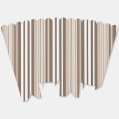 Neutrales erdige Streifenmuster-Design  Geschenkschachtel (Ungeklappt)