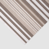 Neutrales erdige Streifenmuster-Design  Seidenpapier (Ausschnitt)