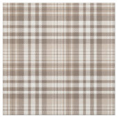 Neutrales Erdtön Plaid Tartan Design Stoff (Muster)