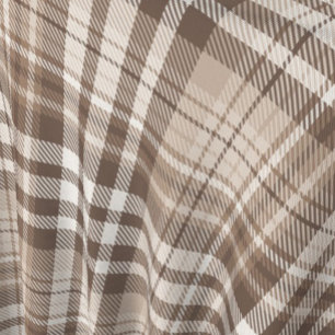 Neutrales Erdtön Plaid Tartan Design  Stoff