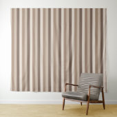Neutrales Erdtöne Streifen Muster Design Wandteppich (Beispiel (Horizontal))