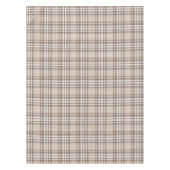 Neutrales Erdtöniges Karo-Tartan-Design Tischdecke (Vorderseite)