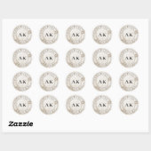 Neutrales Etsy / Handmade Shop Danke Sticker (Blatt)