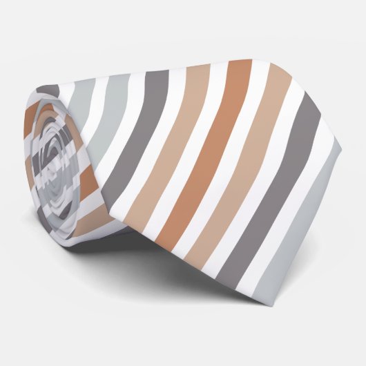 Neutrales FarbTrend-Grau Krawatte (Gerollt)