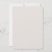 Neutrales Foliage Taupe-Brautparty Einladung (Rückseite)