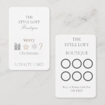 Neutrales Frohe Weihnachten Minimalistisches Bouti