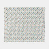 Neutrales geometrisches Muster – Zeitgenössisch  Fleecedecke (Vorderseite (Horizontal))