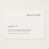 Neutrales Geschenkgutachten für Erden und Moderne  (Rückseite)