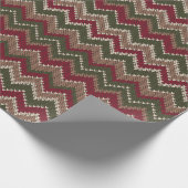 Neutrales Gewässer und Wine Holiday Sweater Geschenkpapier (Ecke)