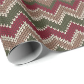 Neutrales Gewässer und Wine Holiday Sweater Geschenkpapier (Rolleneckpunkt)