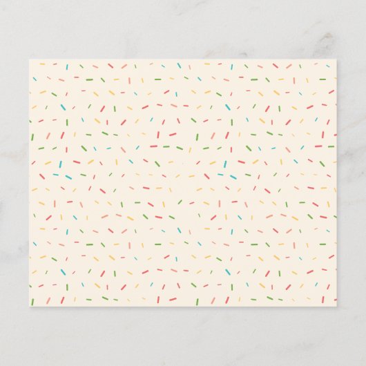 Neutrales Goldenes Drehbuch Oh Baby Dusche (Rückseite)