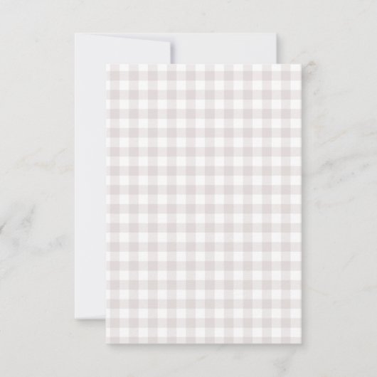 Neutrales Golf Dankeschön Karte (Rückseite)