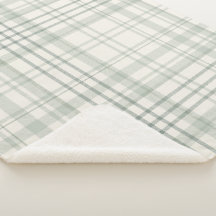 Neutrales Grün Beige Karo