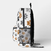 Neutrales Hundemuster Bedruckter Rucksack (Rechts)
