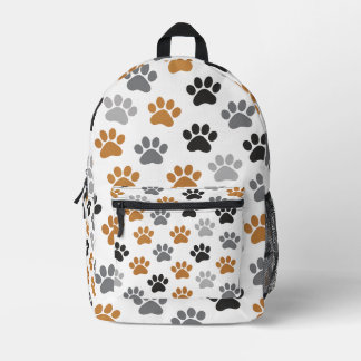 Neutrales Hundemuster Bedruckter Rucksack