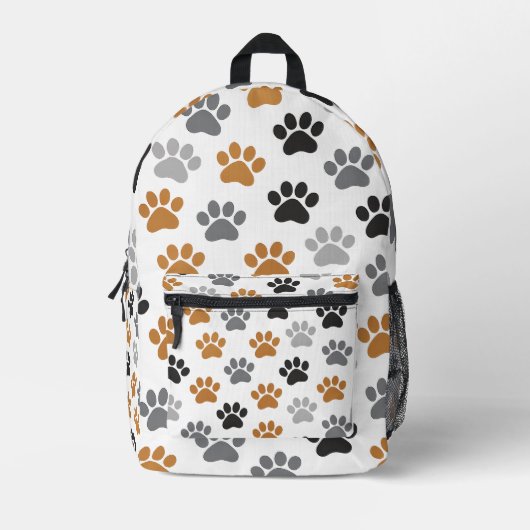 Neutrales Hundemuster Bedruckter Rucksack (Vorderseite)