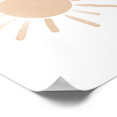 Neutrales Kinderzimmer-Poster für Wasserfarbe Poster (Ecke)