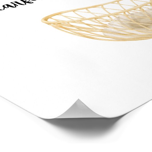 Neutrales Kinderzimmer Wand Kunst (Ecke)