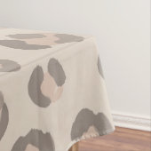 Neutrales Leopardenmuster Tischdecke (Beispiel)