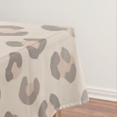 Neutrales Leopardenmuster Tischdecke (Beispiel)