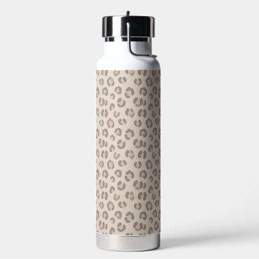 Neutrales Leopardenmuster Trinkflasche (Links)