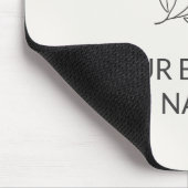Neutrales Minimalistisches Kleinunternehmen Botani Mousepad (Ecke)