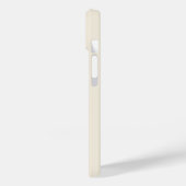 Neutrales Minimalistisches Skriptsignaturmonogramm Case-Mate iPhone Hülle (Rückseite / Links)