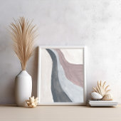 Neutrales modernes abstrakt Art Poster